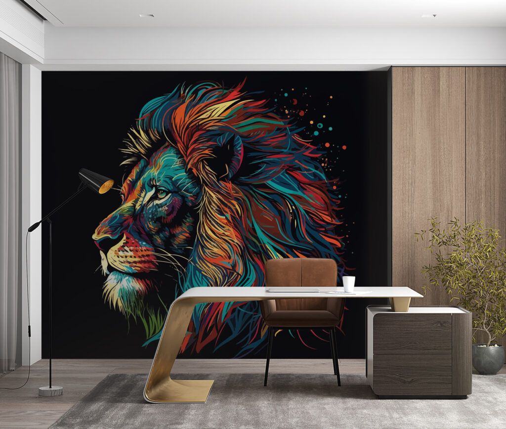 León de melena ardiente — interior 3