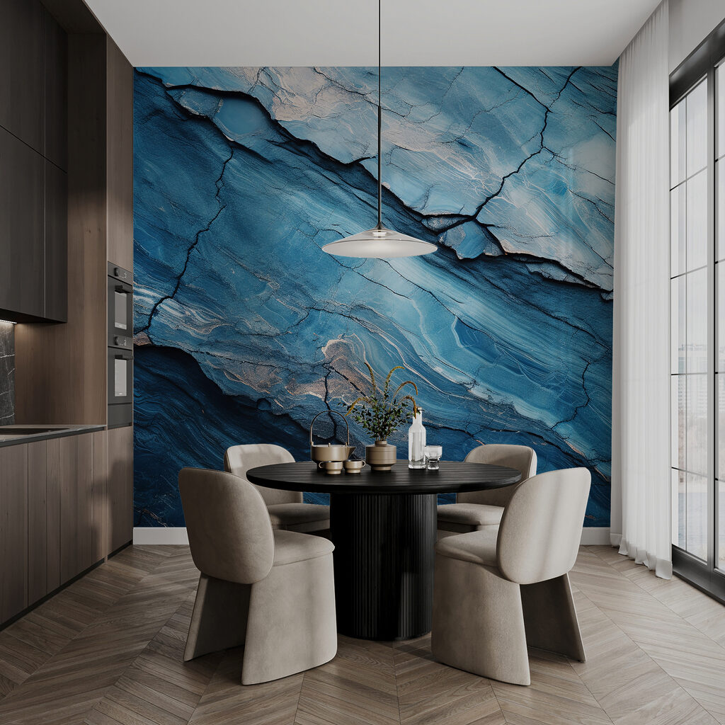 Vetas azules en capas — interior 4