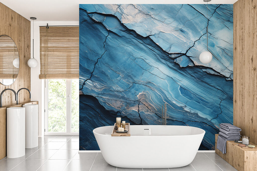 Vetas azules en capas — interior 5