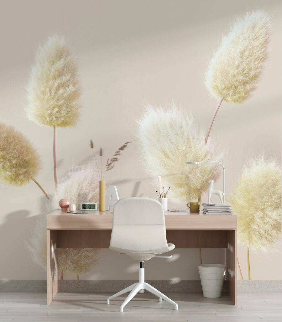 Plumas rosas de hierba — interior 1