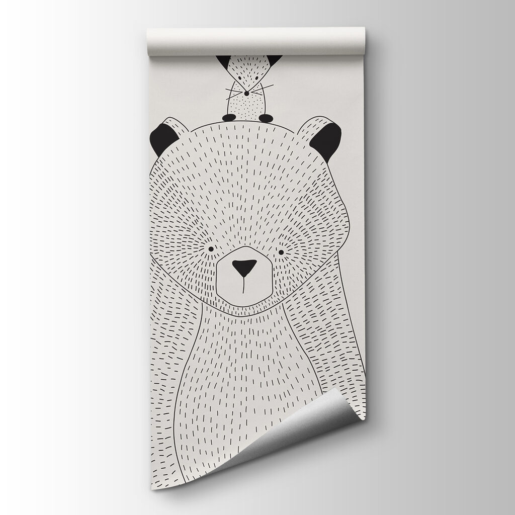Ratoncito sobre un oso — vista del producto
