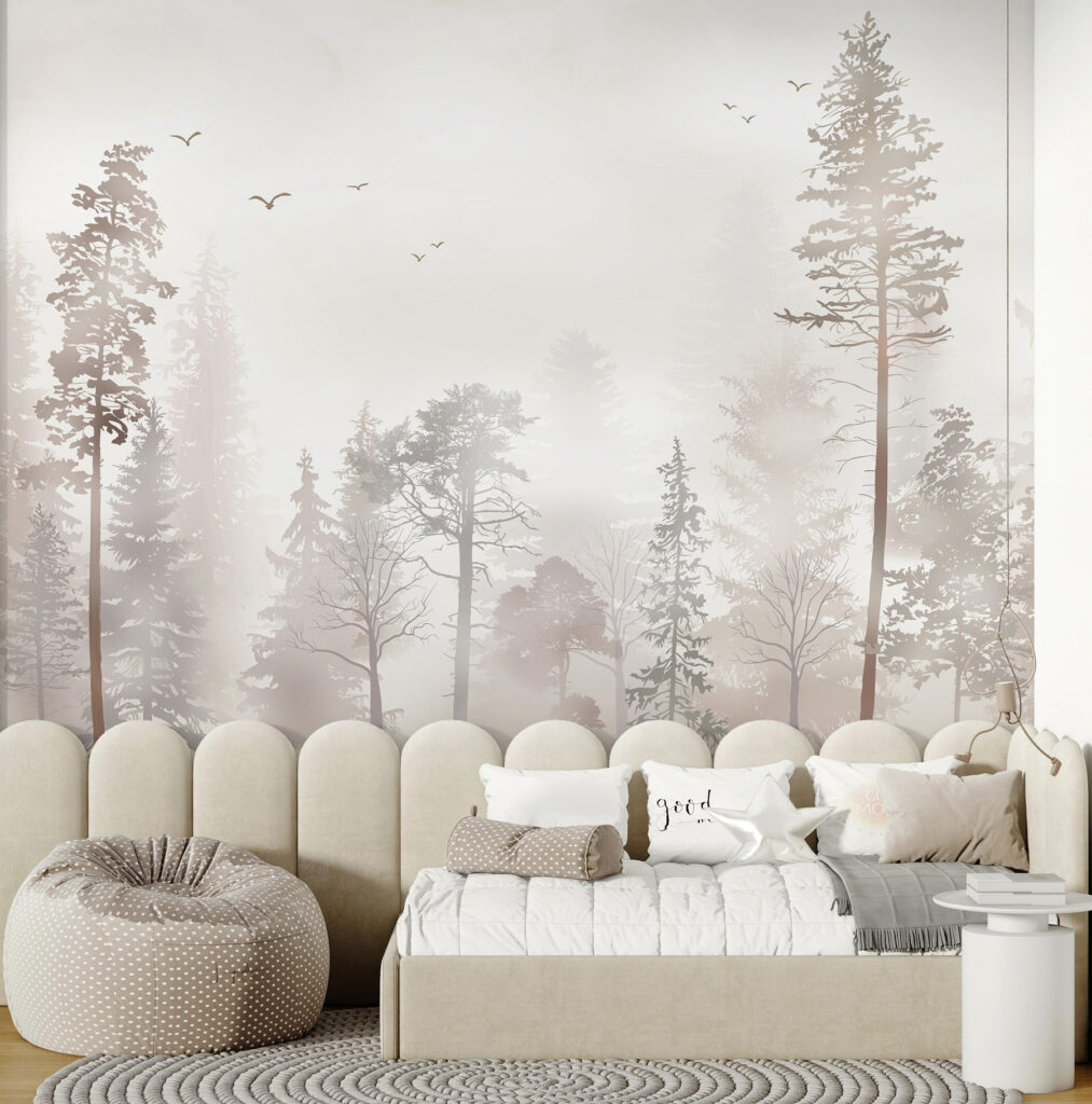 Pinos entre la neblina — interior 2