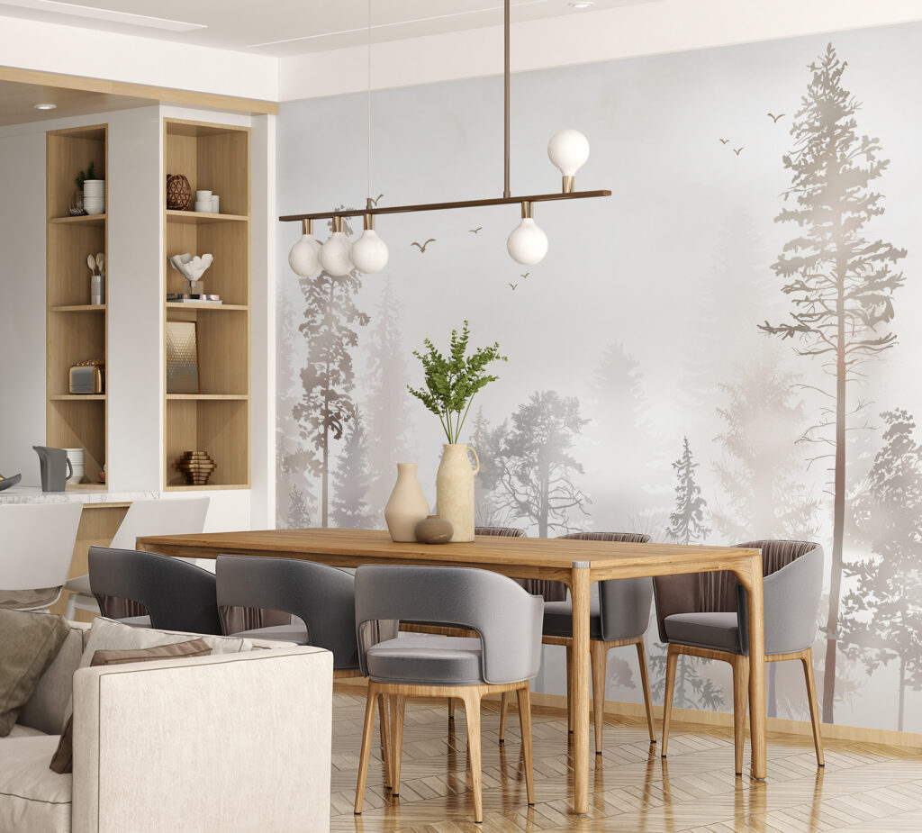 Pinos entre la neblina — interior 5