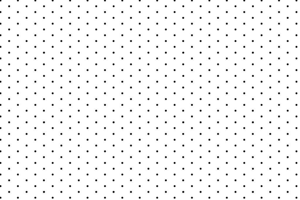 Puntos negros en filas — diseño completo