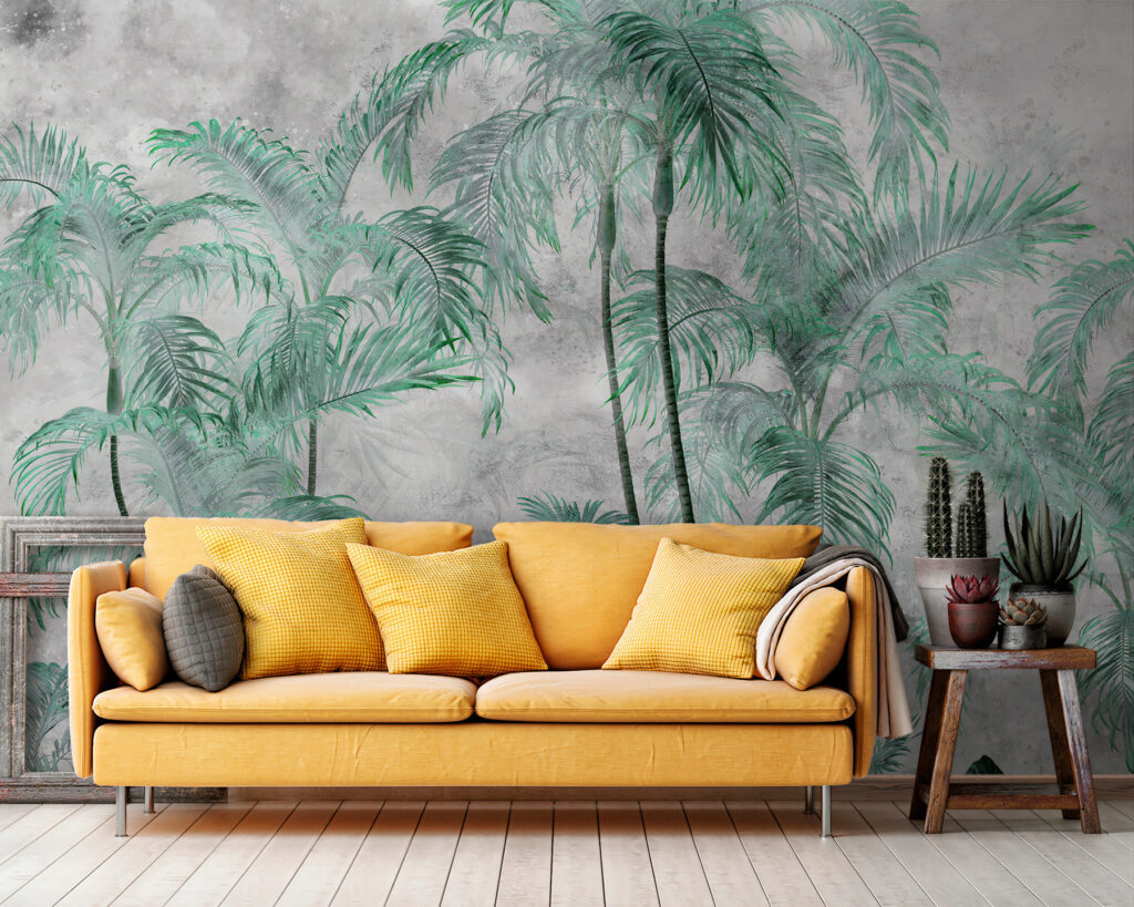 Palmeras en acuarela — interior 3