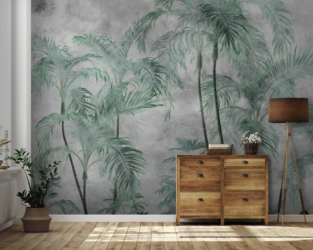 Palmeras en acuarela — interior 4