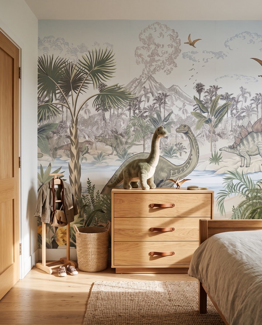 Dinosaurios junto al estanque — interior 3