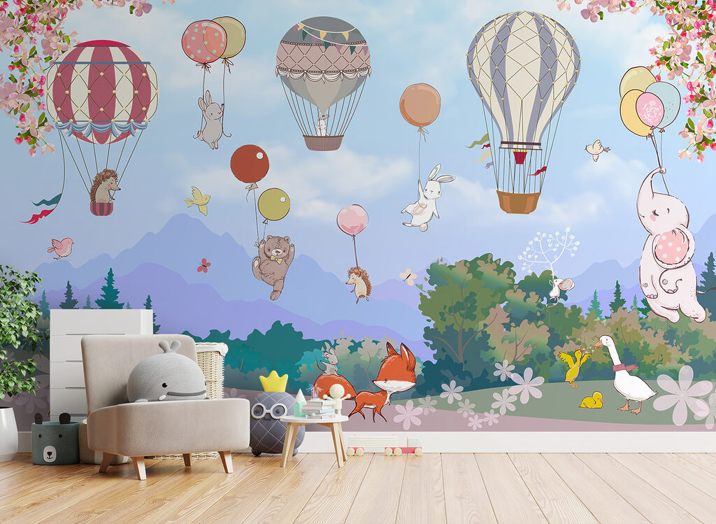 Animales con globos — interior 2
