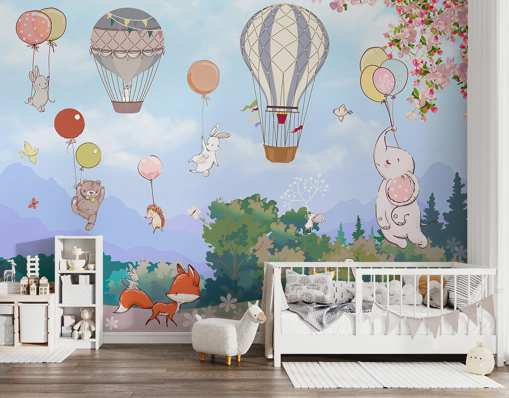 Animales con globos — interior 1