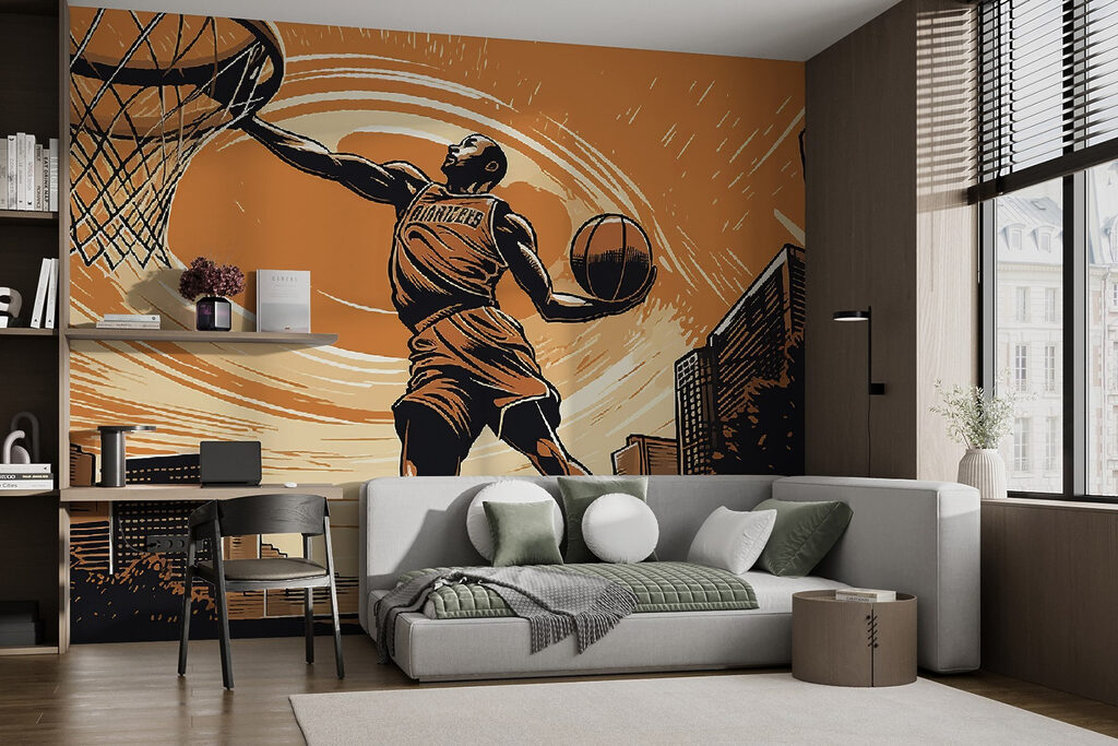 Salto hacia la canasta — interior 1