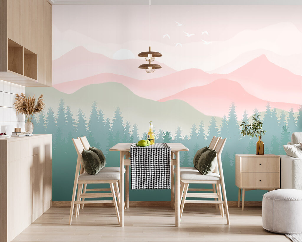 Pinos y montañas — interior 3