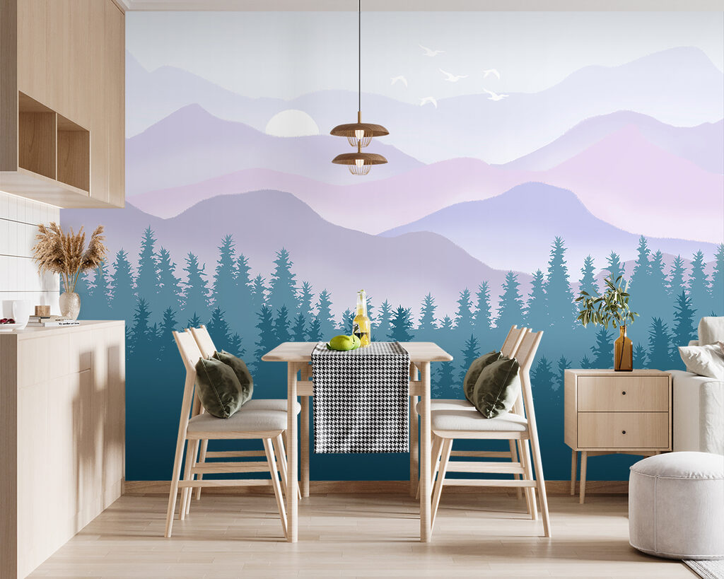 Pinos y montañas — interior 2