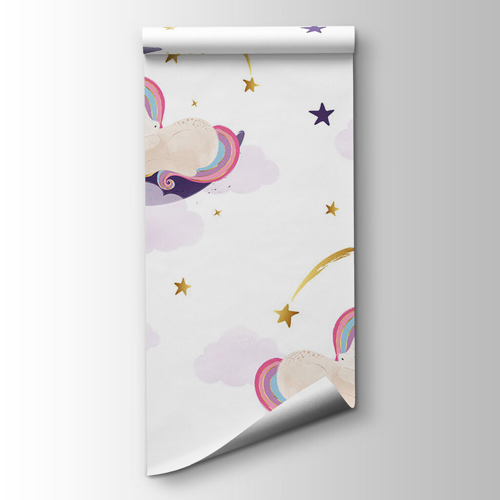 Unicornios con lunas moradas — vista del producto