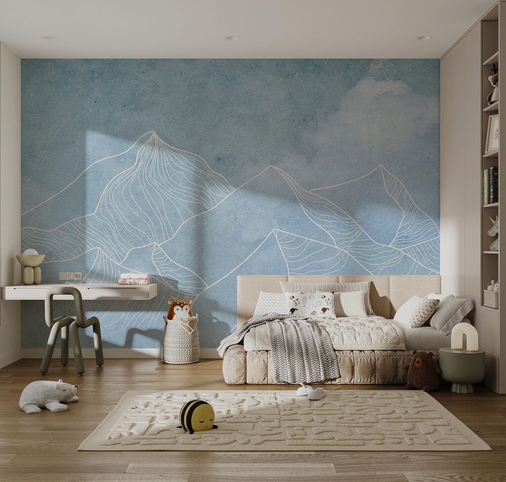 Montañas en líneas blancas — interior 3