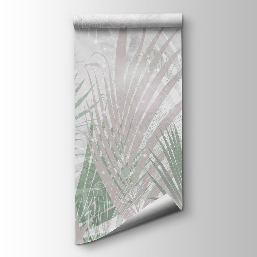 Hojas de palmera difusas — vista del producto