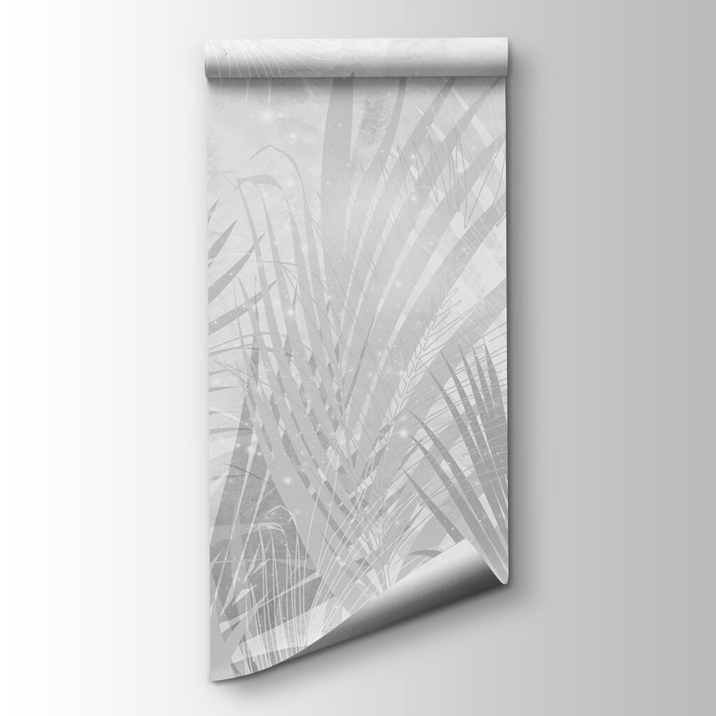 Hojas de palmera difusas — vista del producto