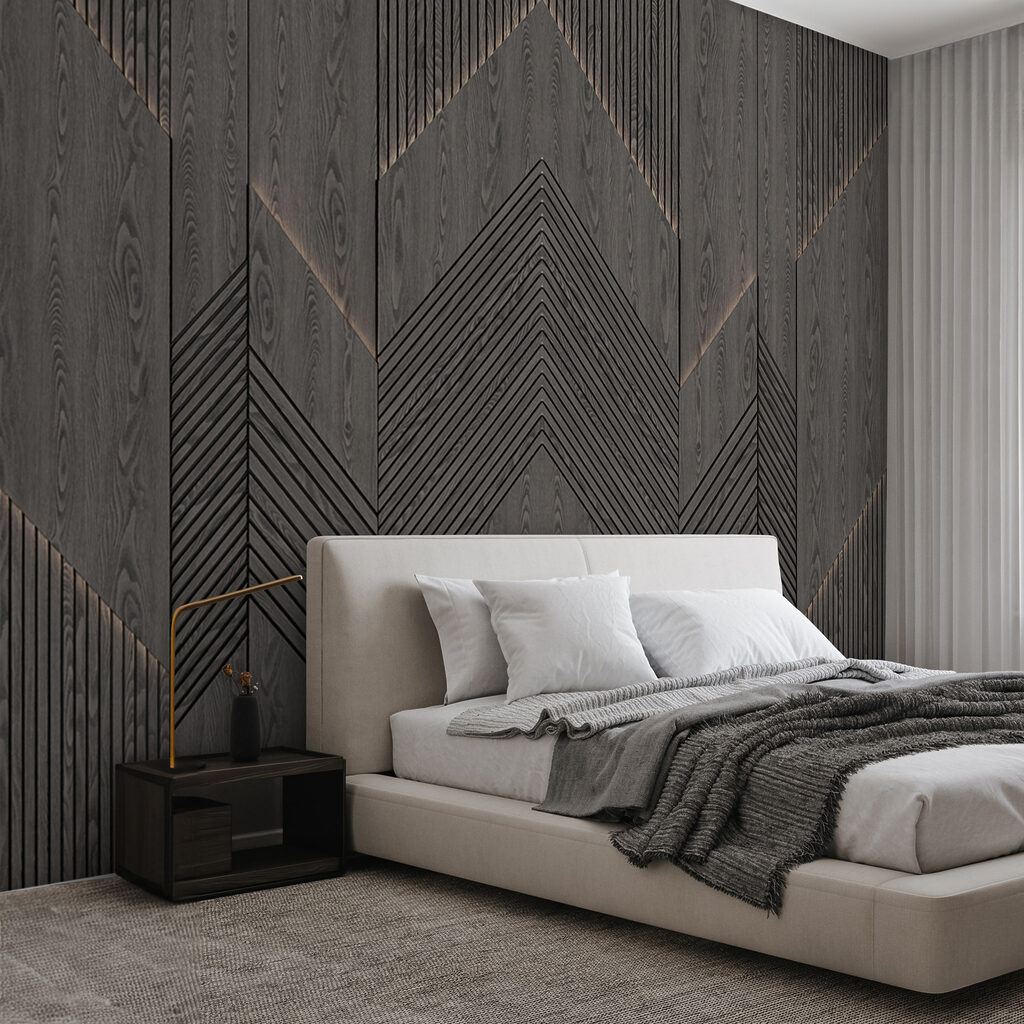 Zigzag de líneas oscuras — interior 1