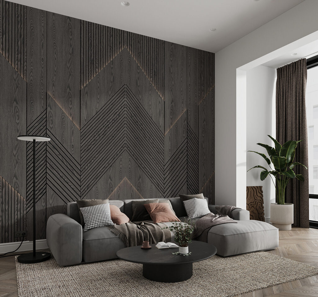 Zigzag de líneas oscuras — interior 2