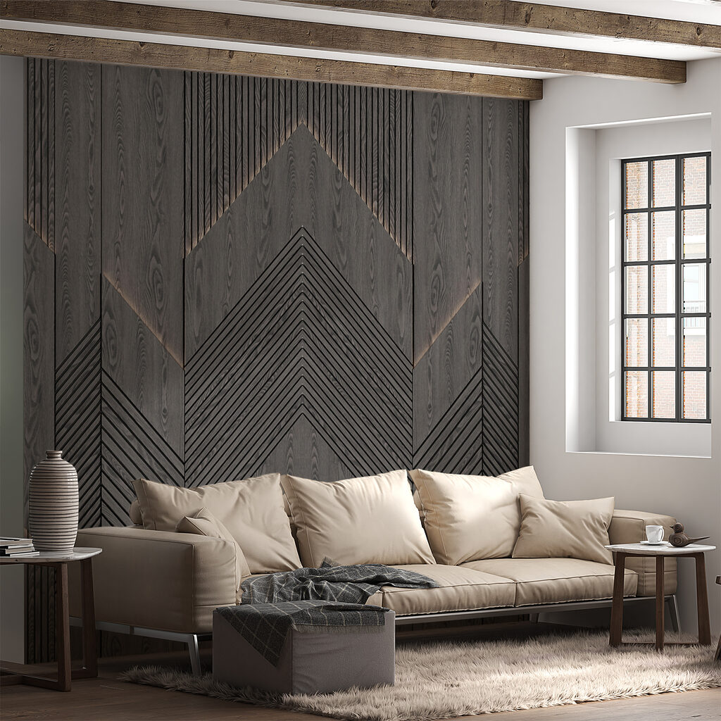 Zigzag de líneas oscuras — interior 3