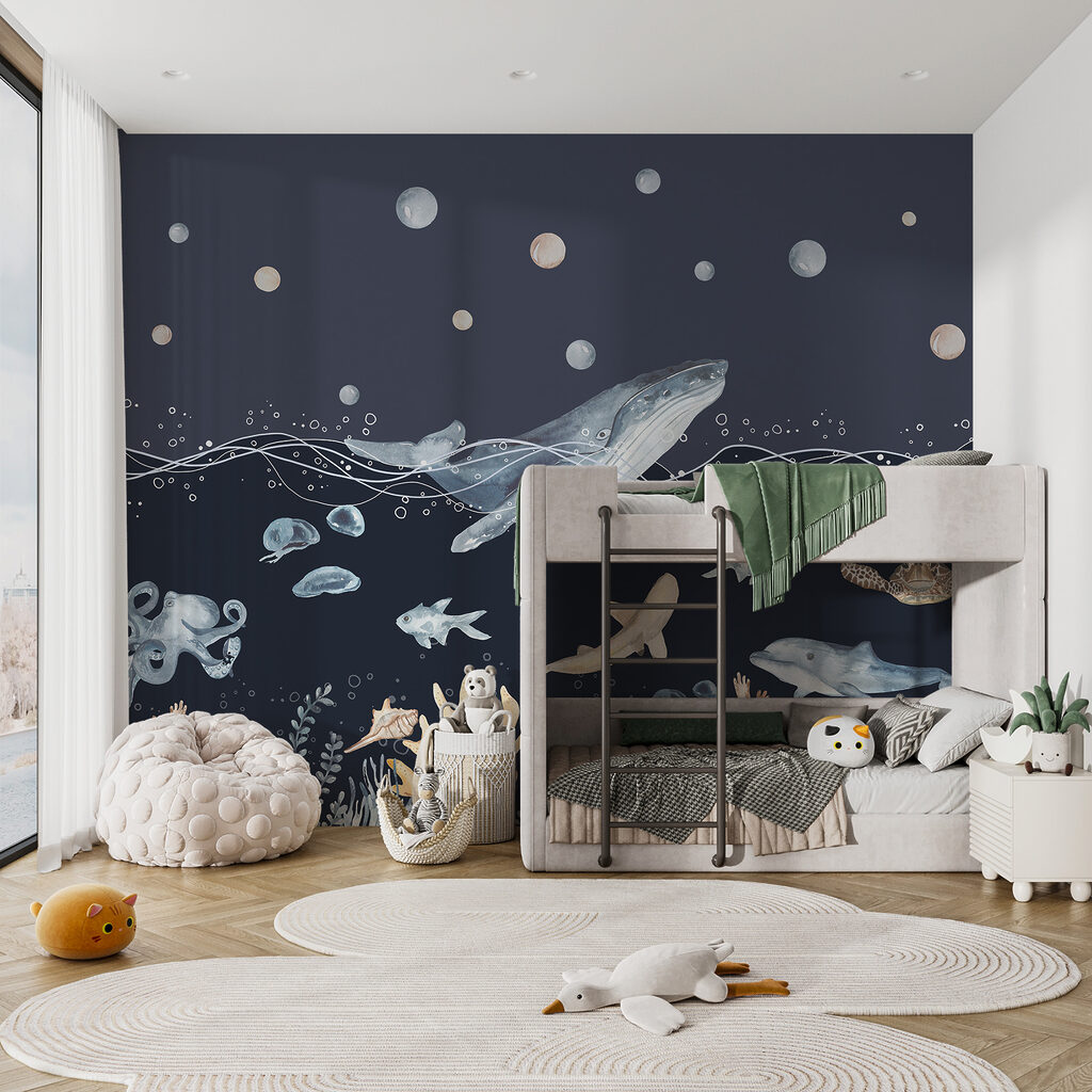 Ballena entre corales — interior 7