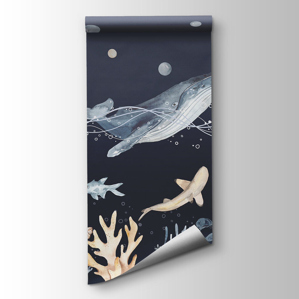 Ballena entre corales — vista del producto