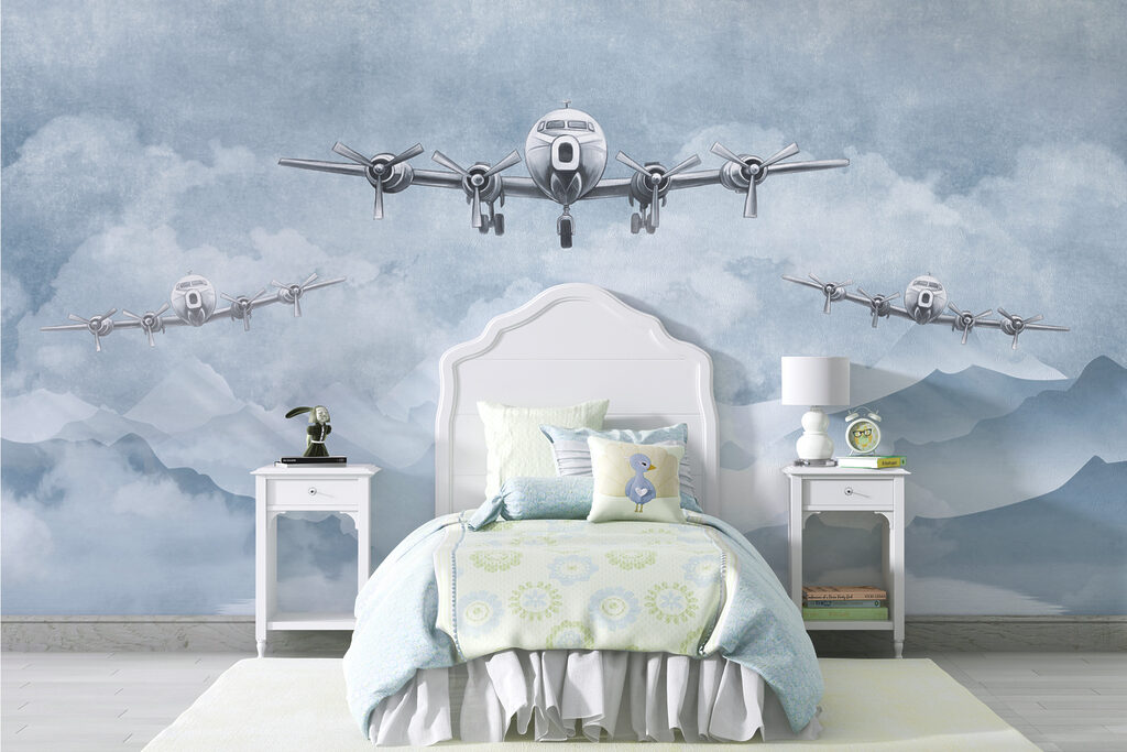 Aviones sobre montañas nevadas — interior 2