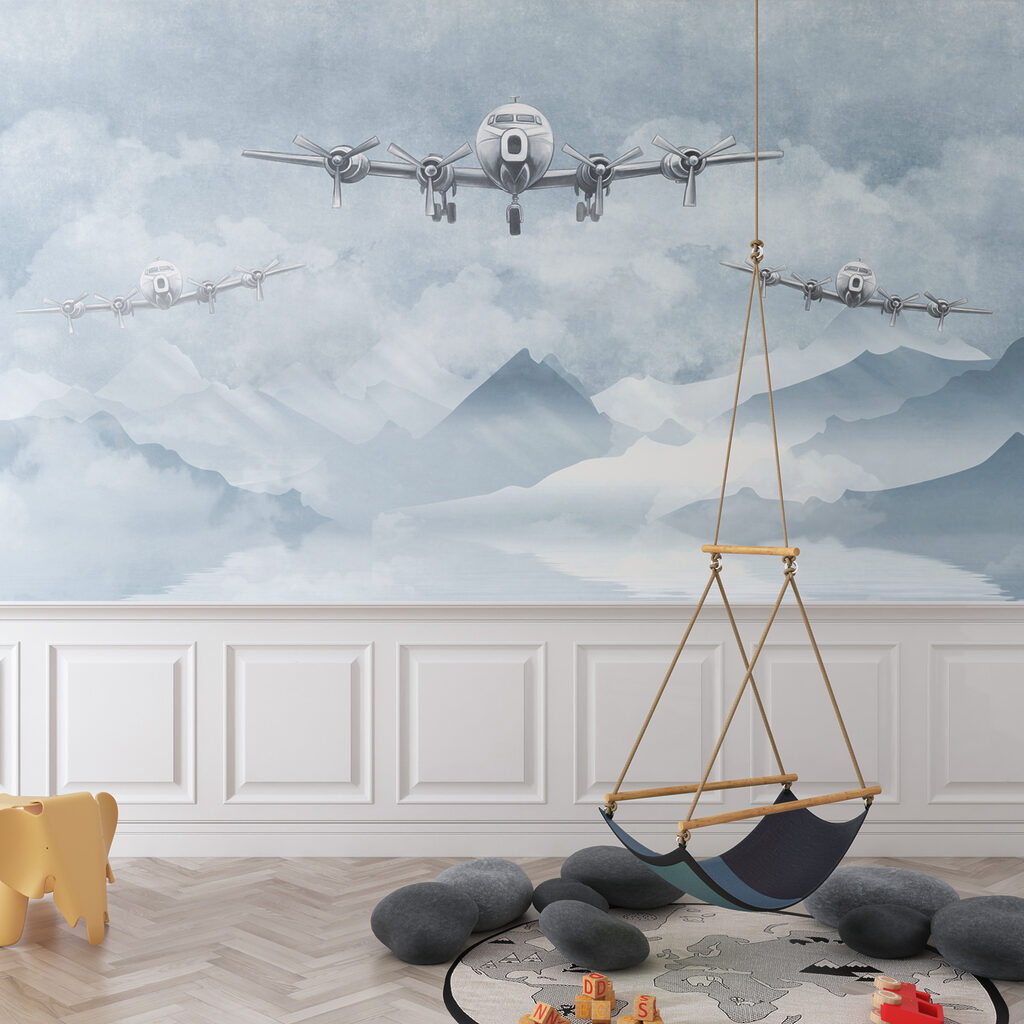 Aviones sobre montañas nevadas — interior 3