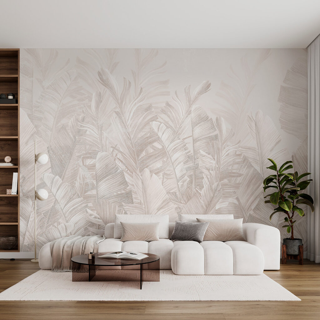 Hojas tropicales pálidas — interior 4