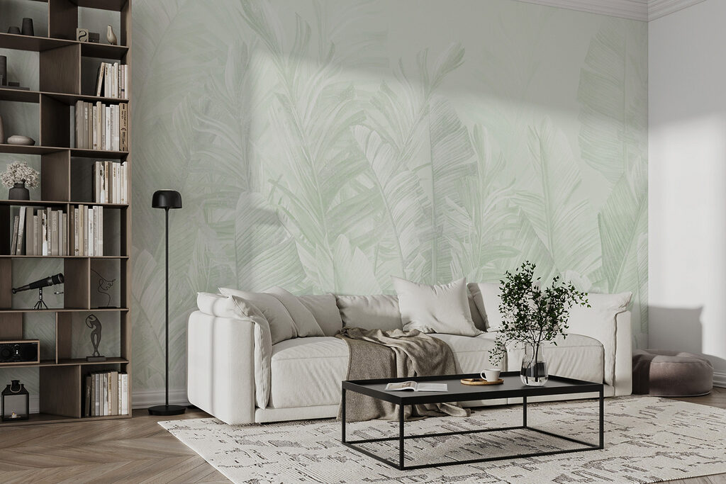 Hojas tropicales pálidas — interior 4