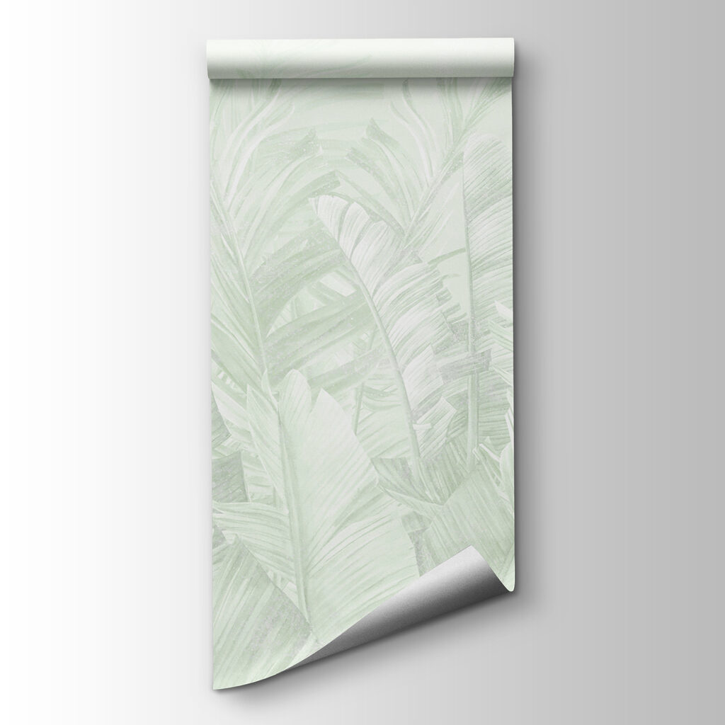 Hojas tropicales pálidas — vista del producto