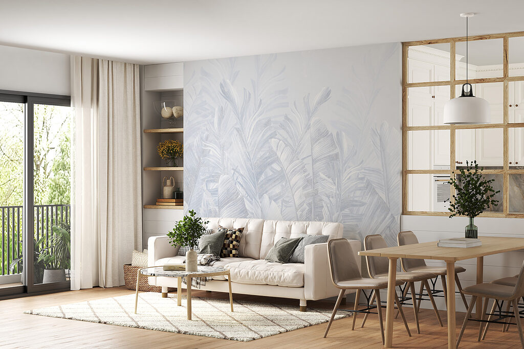 Hojas tropicales pálidas — interior 4