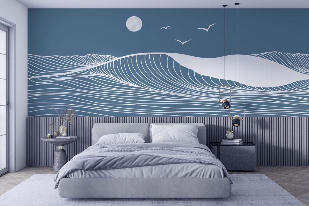 Olas blancas y luna — interior 4