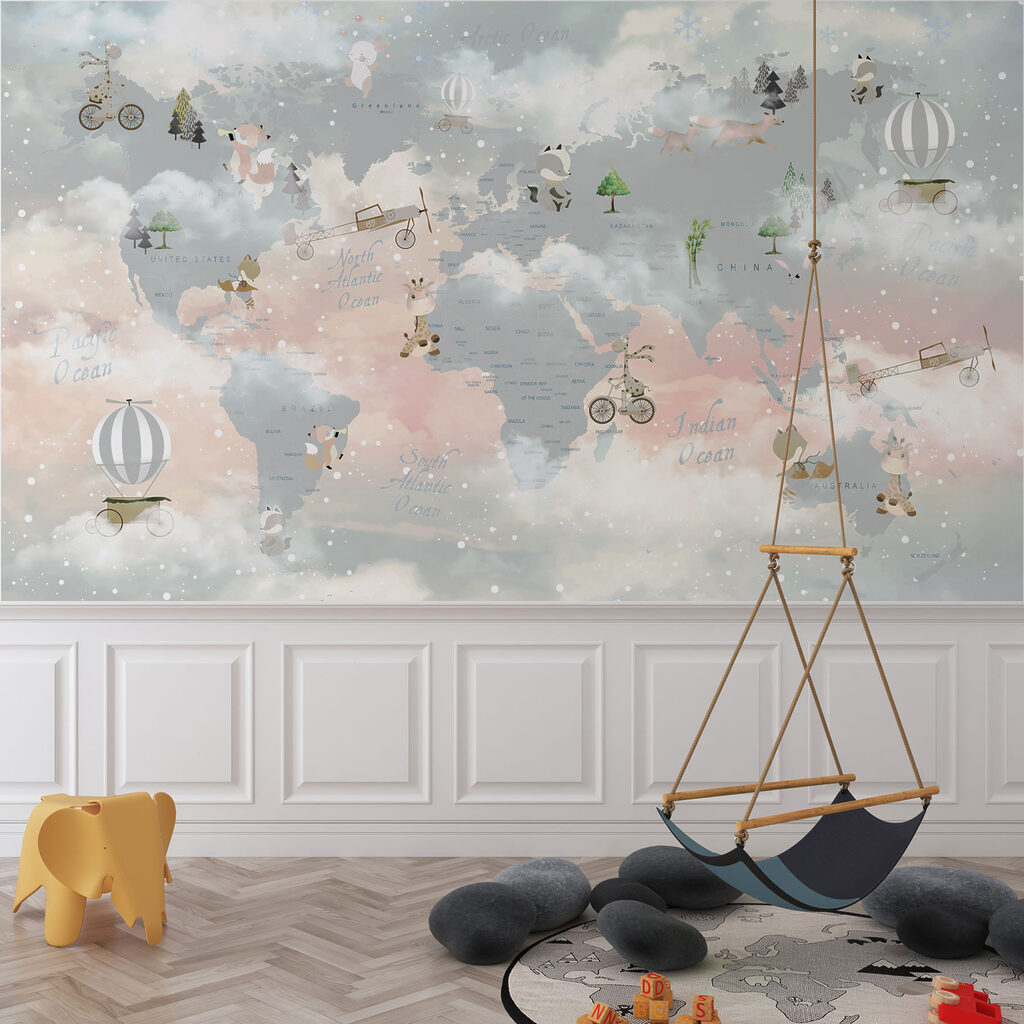 Mapa entre las nubes — interior 1