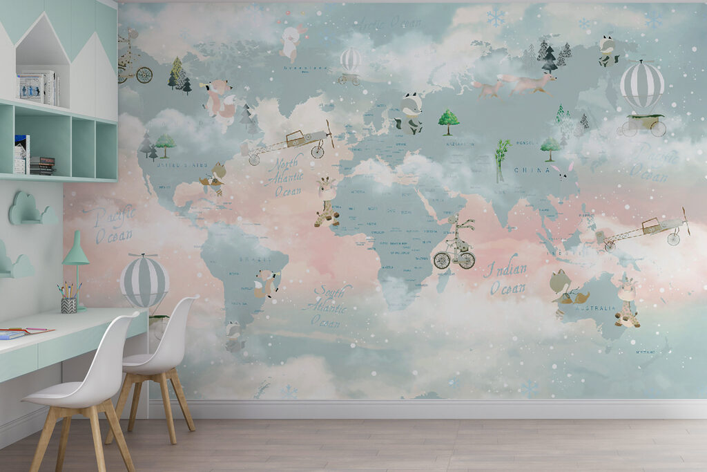 Mapa entre las nubes — interior 2