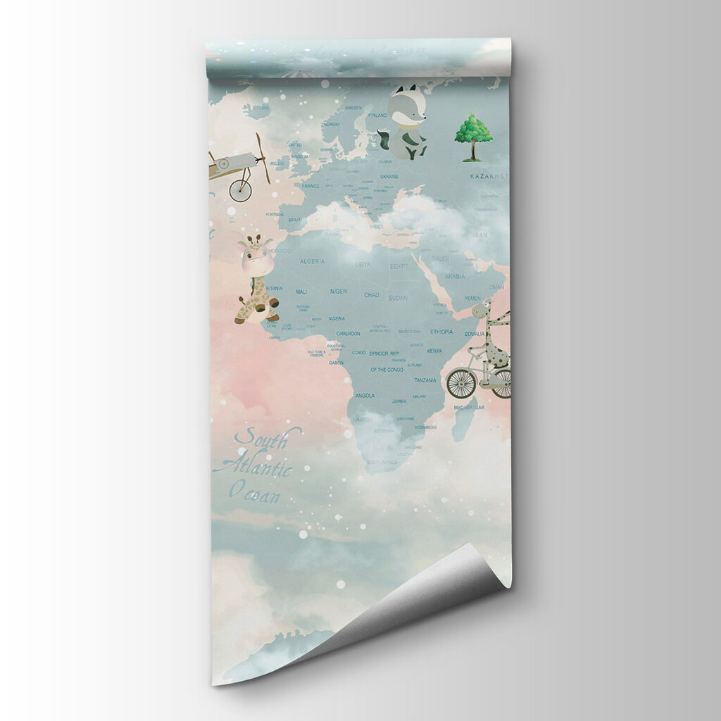 Mapa entre las nubes — vista del producto