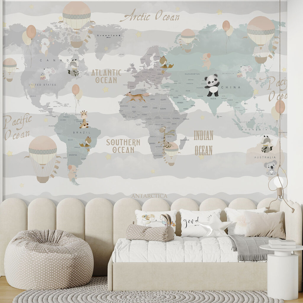 Mapa en franjas onduladas — interior 2