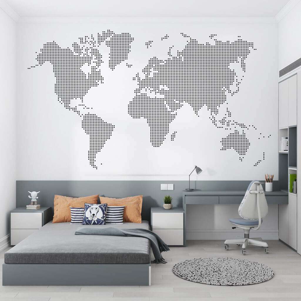 Mapa mundial de puntos — interior 2