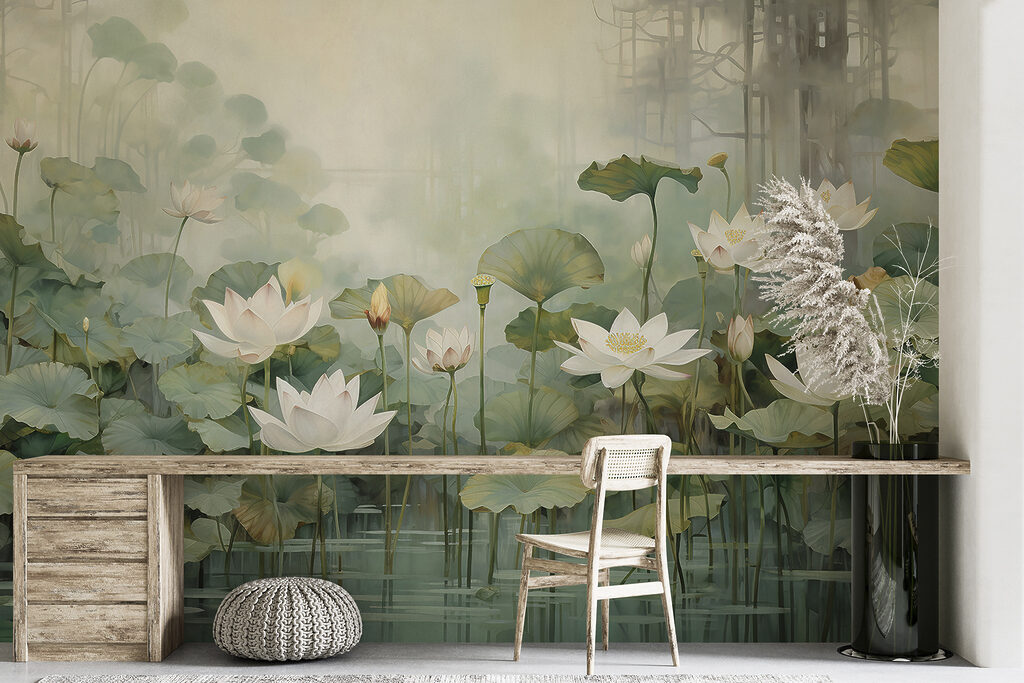 Lotos en niebla matinal — interior 3