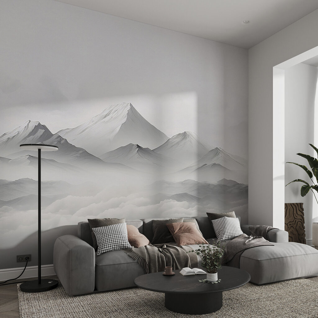Cima blanca sobre nubes — interior 2