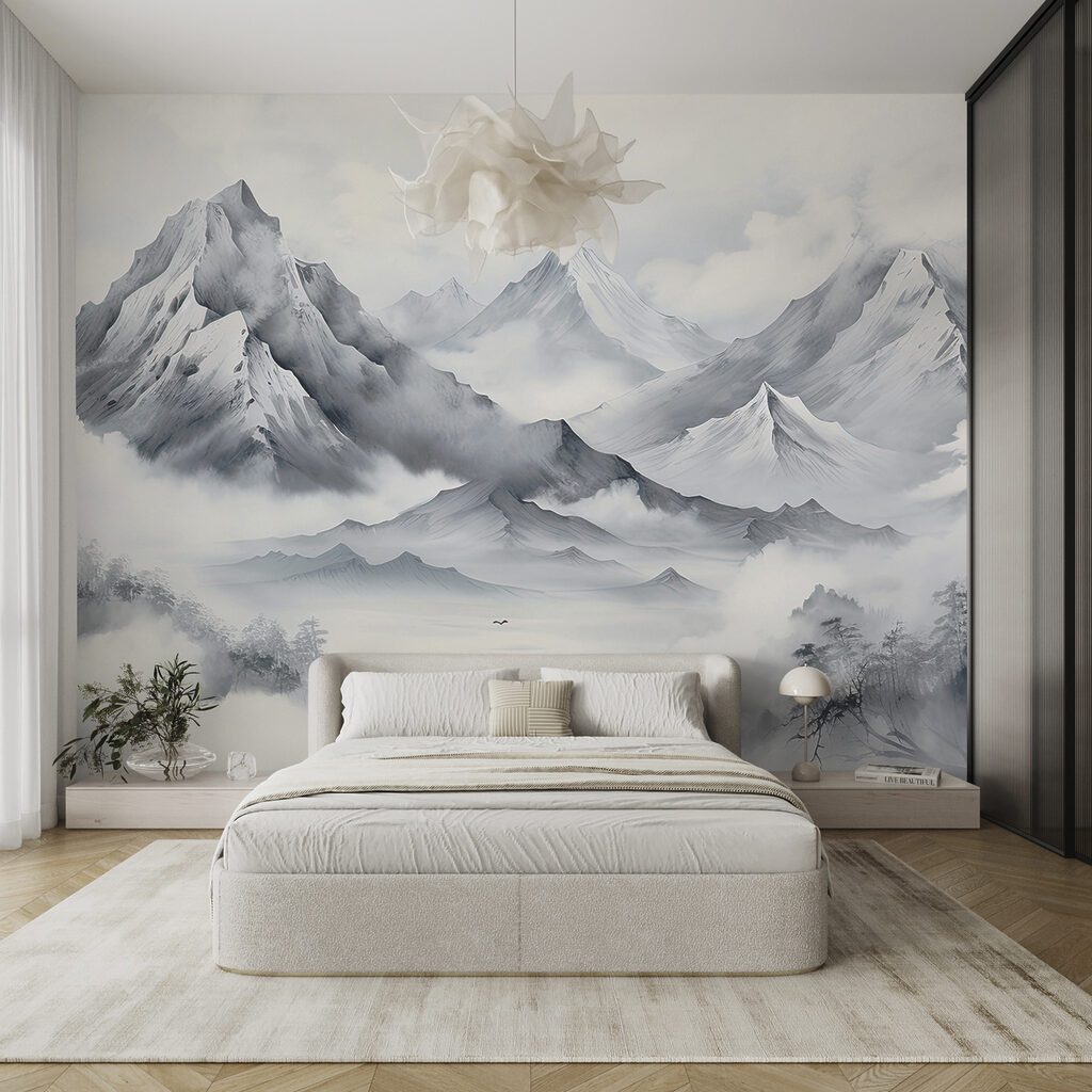 Montañas entre niebla — interior 1