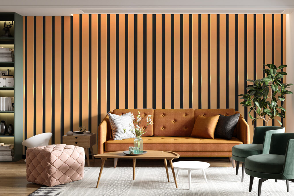Franjas verticales estrechas — interior 1