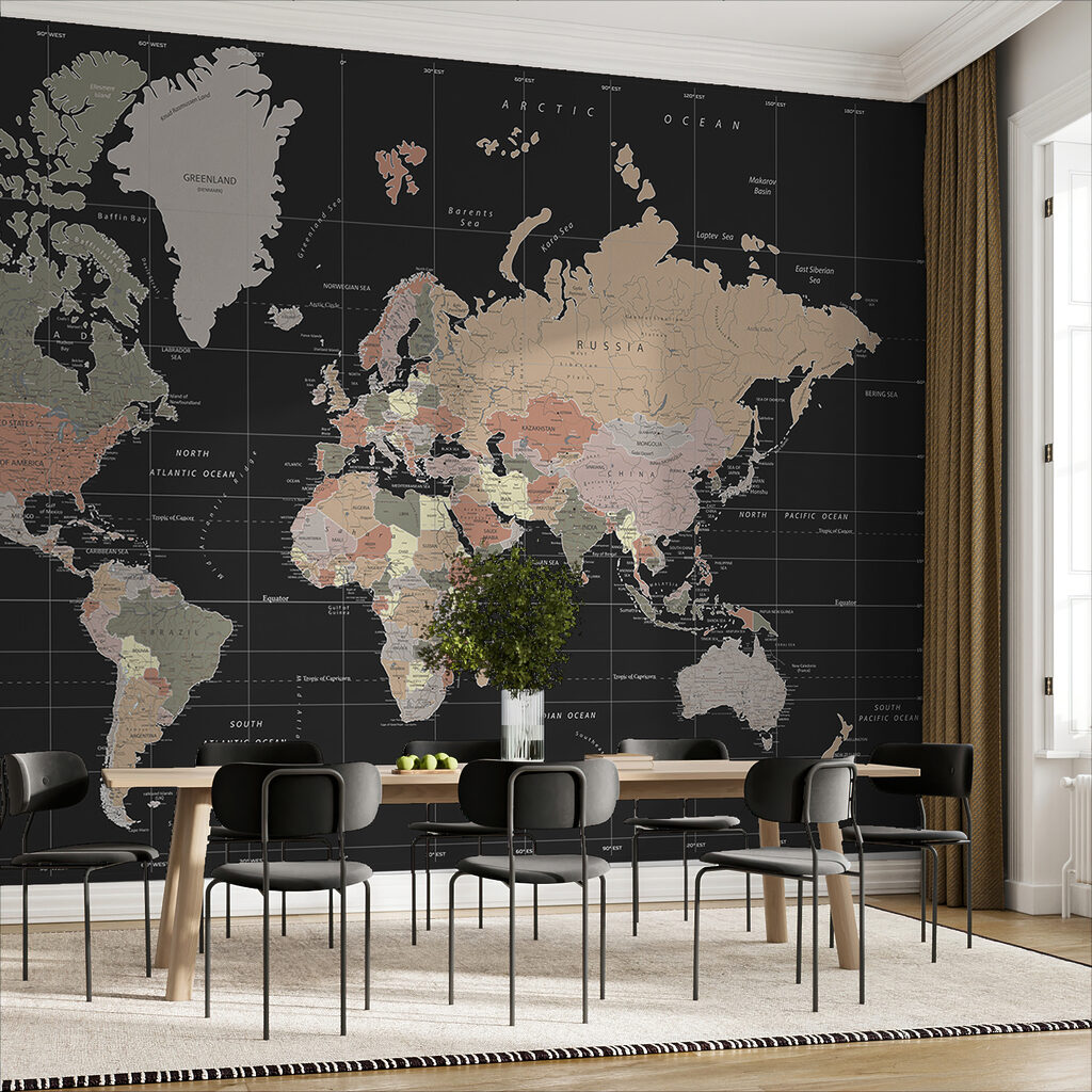 Mapa en antracita — interior 3