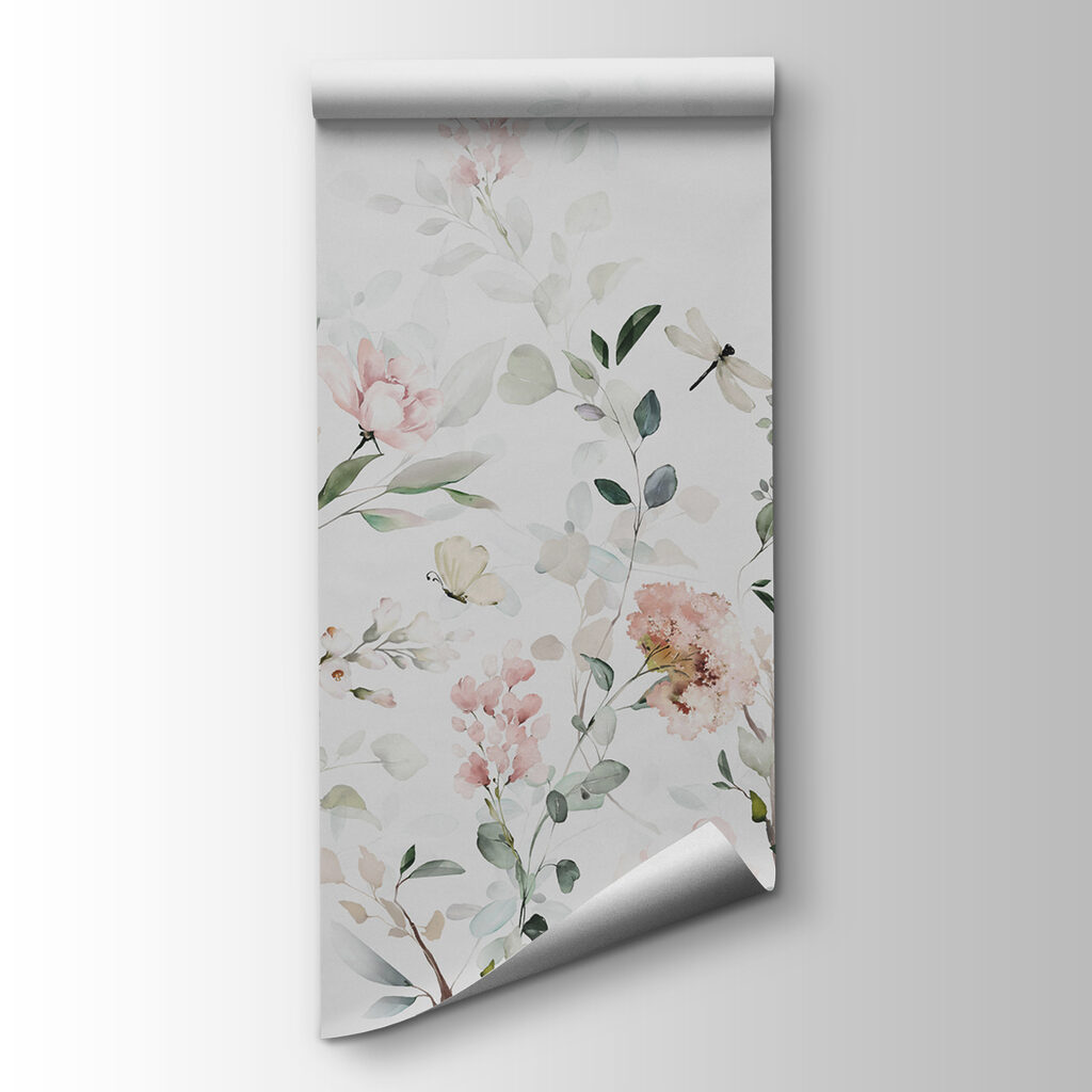 Ramitas de flores rosas — vista del producto