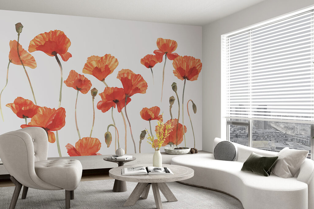 Amapolas de tallo largo — interior 3