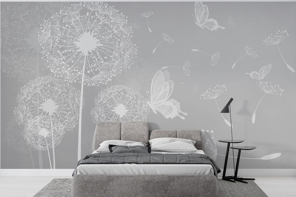 Mariposas y pelusas blancas — interior 1