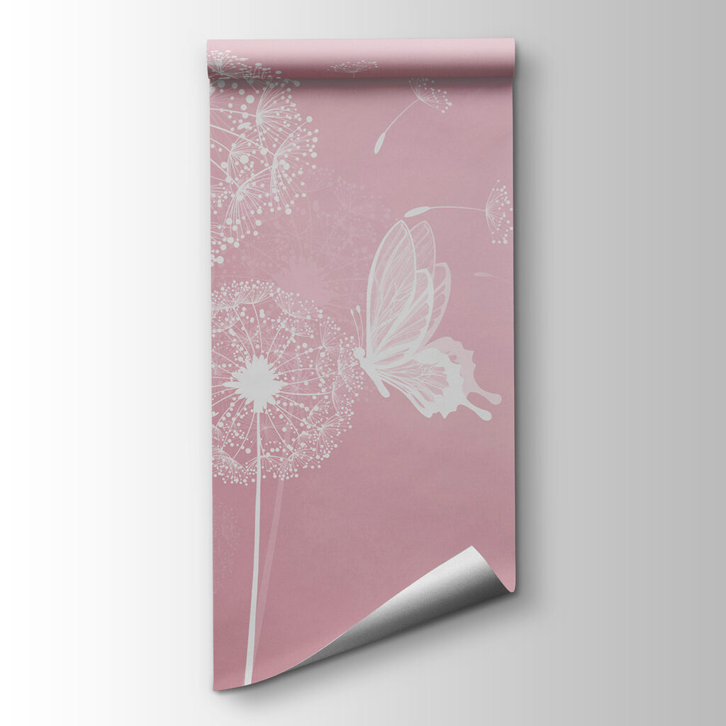 Mariposas y pelusas blancas — vista del producto
