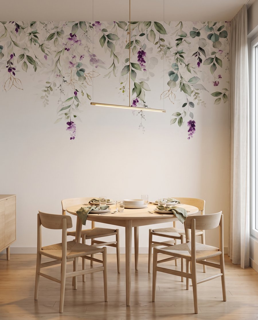 Ramas con flores moradas — interior 5