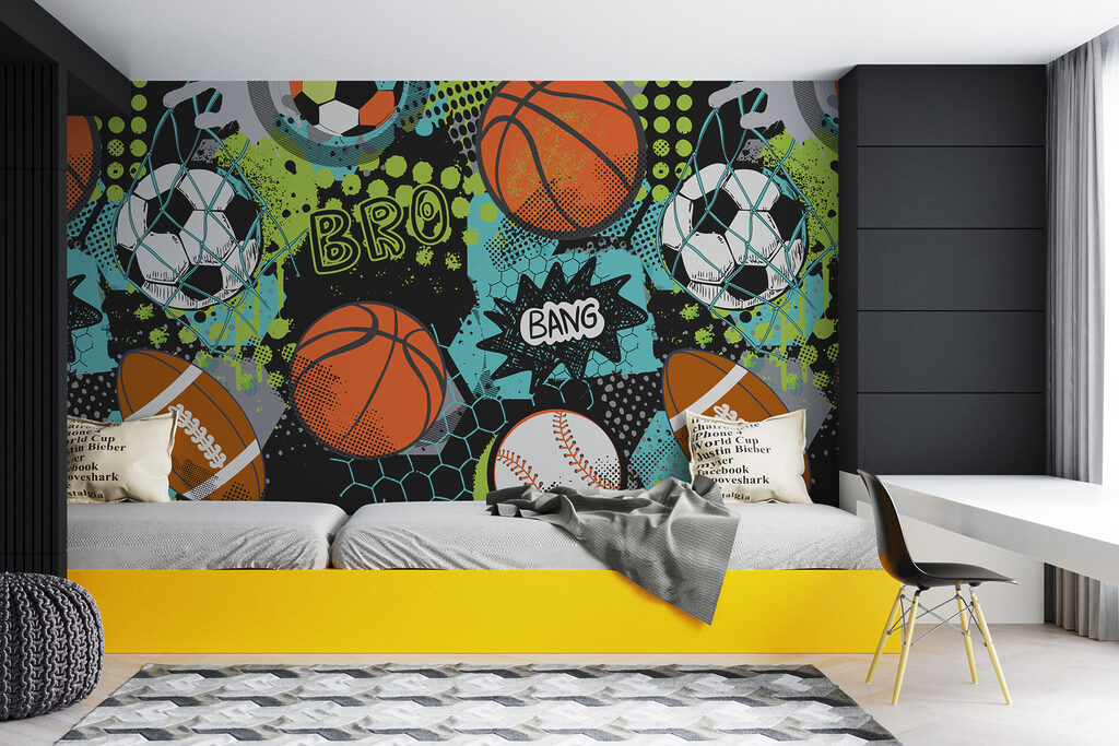 Balones deportivos de colores — interior 2