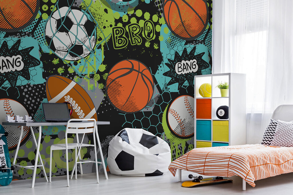 Balones deportivos de colores — interior 3