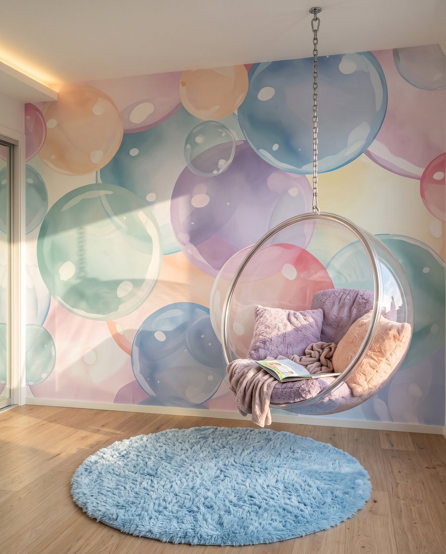 Burbujas pastel luminosas — interior 5